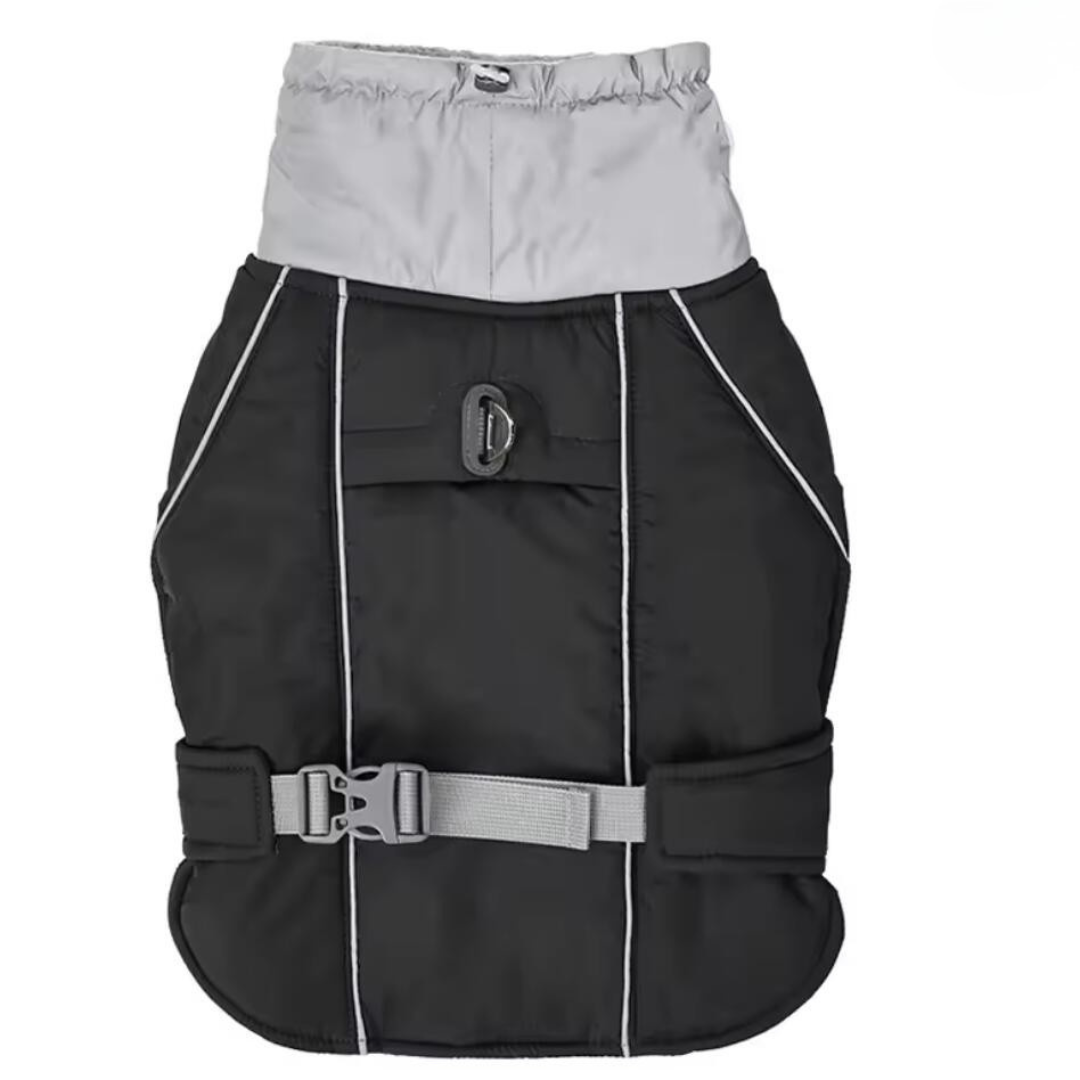 Water-Resistant2025 Edition Dog Coat With Reflective Strips And Flexible Straps For Safe Winter Walks