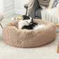 Dog Calming Bed Ultra Plush Cozy Nest With Raised Rim For Relaxing Sleep Fall 2025 Gift Idea