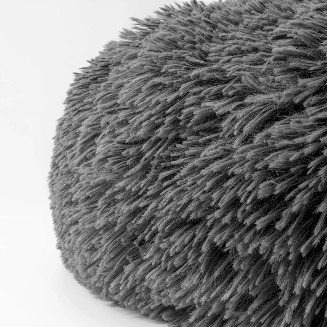 Dog Calming Bed Ultra Plush Cozy Nest With Raised Rim For Relaxing Sleep Fall 2025 Gift Idea