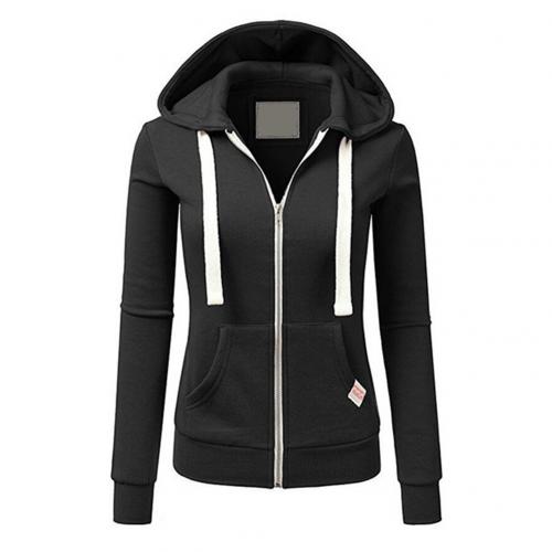 Plush Multi-Use Women's Zip Hoodie - Fitted, Cotton, Casual
