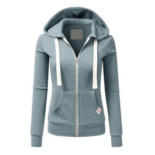 Plush Multi-Use Women's Zip Hoodie - Fitted, Cotton, Casual