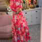 Elegant Floral Wedding Guest Dress - Tailored Silhouette, Versatile Formal Dress for Special Occasions, Available in Multiple Sizes and Patterns-4