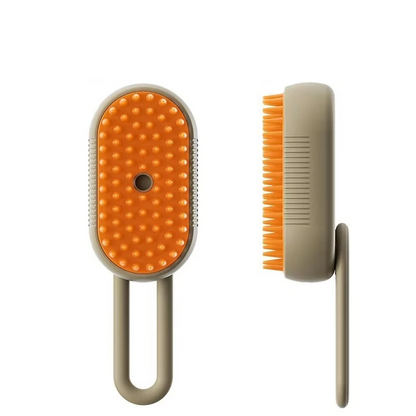 3 In1 Dog Cat Steamy Brush Spray Massage - Bath Brush & Hair Removal Device