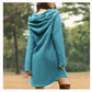 Plush Cozy Women's Hoodie Dress - Longline Brushed Knit