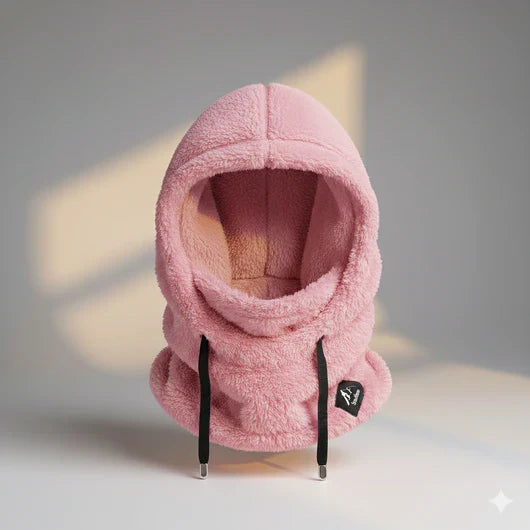 Full-Face Fleece Balaclava with Drawstring – Warm & Cozy Balaclava Hood