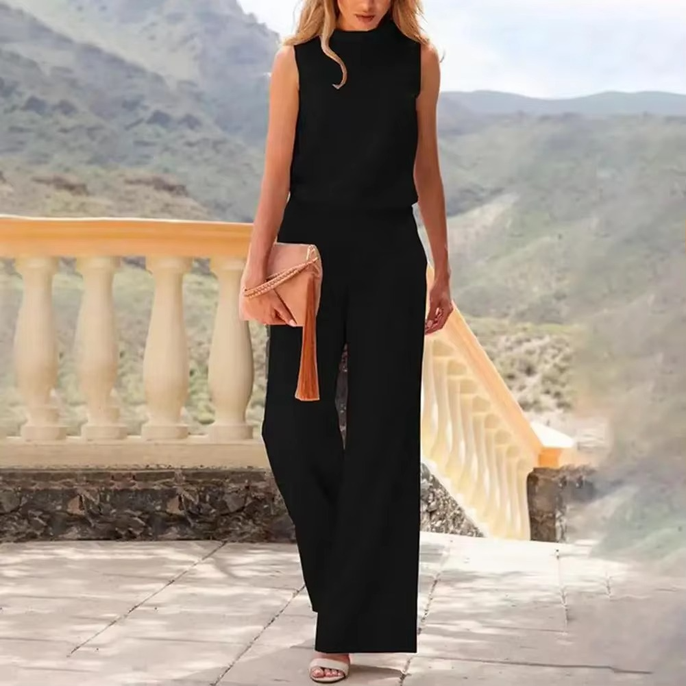 Sleeveless Jumpsuit for Women Cozy Trendy Outfit for Every Occasion, Flattering Fit for Casual Events and Parties