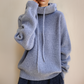 Warm Womens Oversized Hoodie - Relaxed Knit, For Regular
