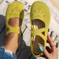 Plush cozy women's everyday flats - round-toe, fabric, casual daily wear for work and travel
