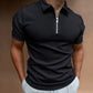 Classic Fit Zipped Mens Polo Shirt in Multiple Colors - Stylish, Comfortable, Breathable Polyester-3