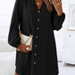 Variant image for Airy Casual V-Neck Long Sleeve Dress for Women, Loose Fit Summer Midi Dress in Multiple Colors-6