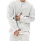 Mens Oversized Pullover Sweater - Crew Neck, Cotton, Casual