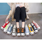 platform, canvas, casual everyday walking and errands – Breathable women's canvas sneakers