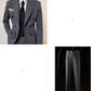 Light men's suit - timeless double-breasted Italian cut, for business, office-ready