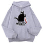 Men’s Oversized Hoodie - Graphic Pullover, Wool Lined Casual