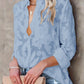 Stylish White Women's Blouse, Lightweight and Breathable Long Sleeve Top for Summer Wear, Flattering Fit-4