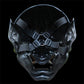 Resin2025 Edition Demon Mask Full Face Horned Cosplay Halloween