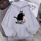 Men’s Oversized Hoodie - Graphic Pullover, Wool Lined Casual
