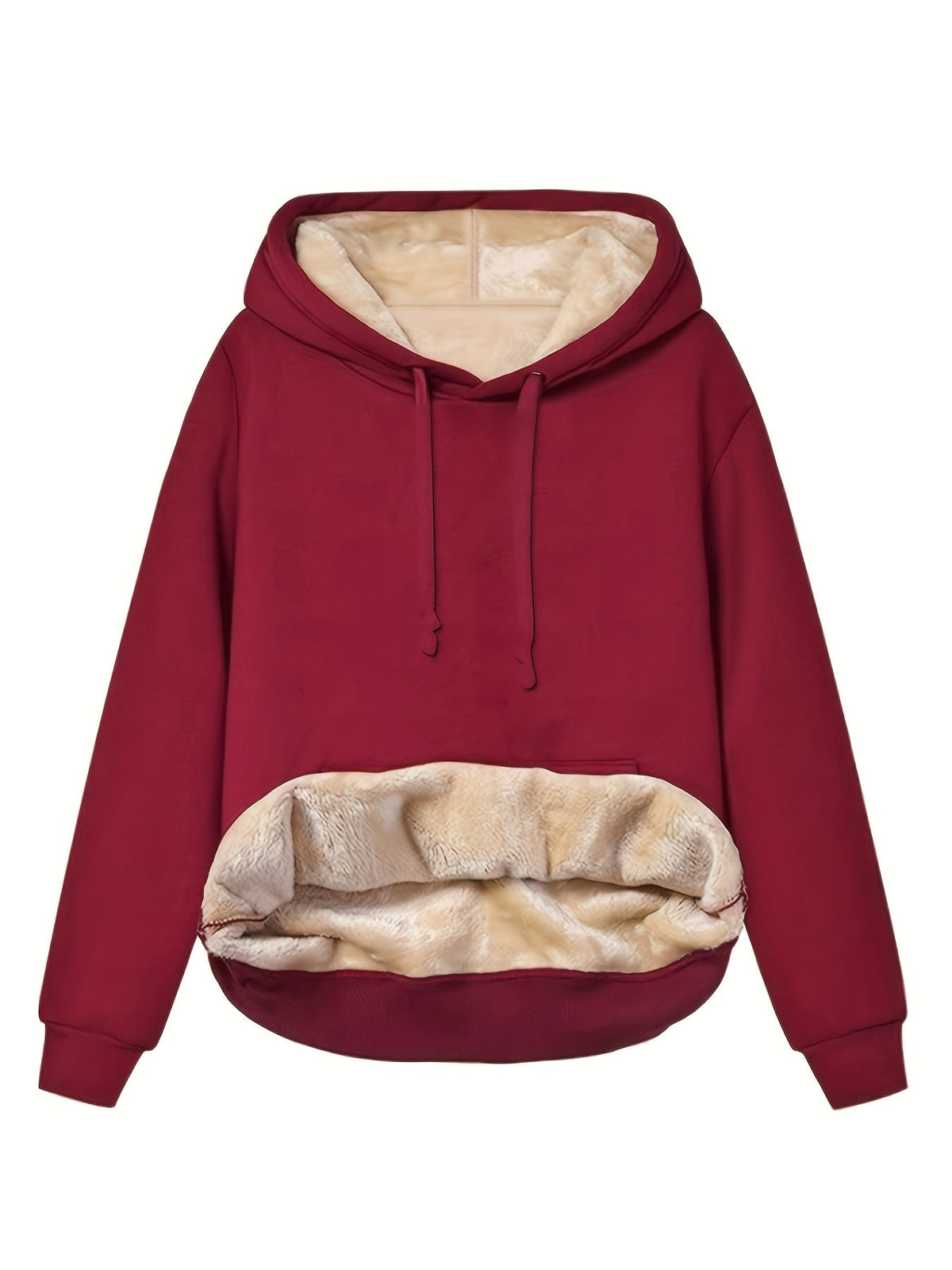 Women’s Insulating Hoodie - Relaxed Pullover, Fleece