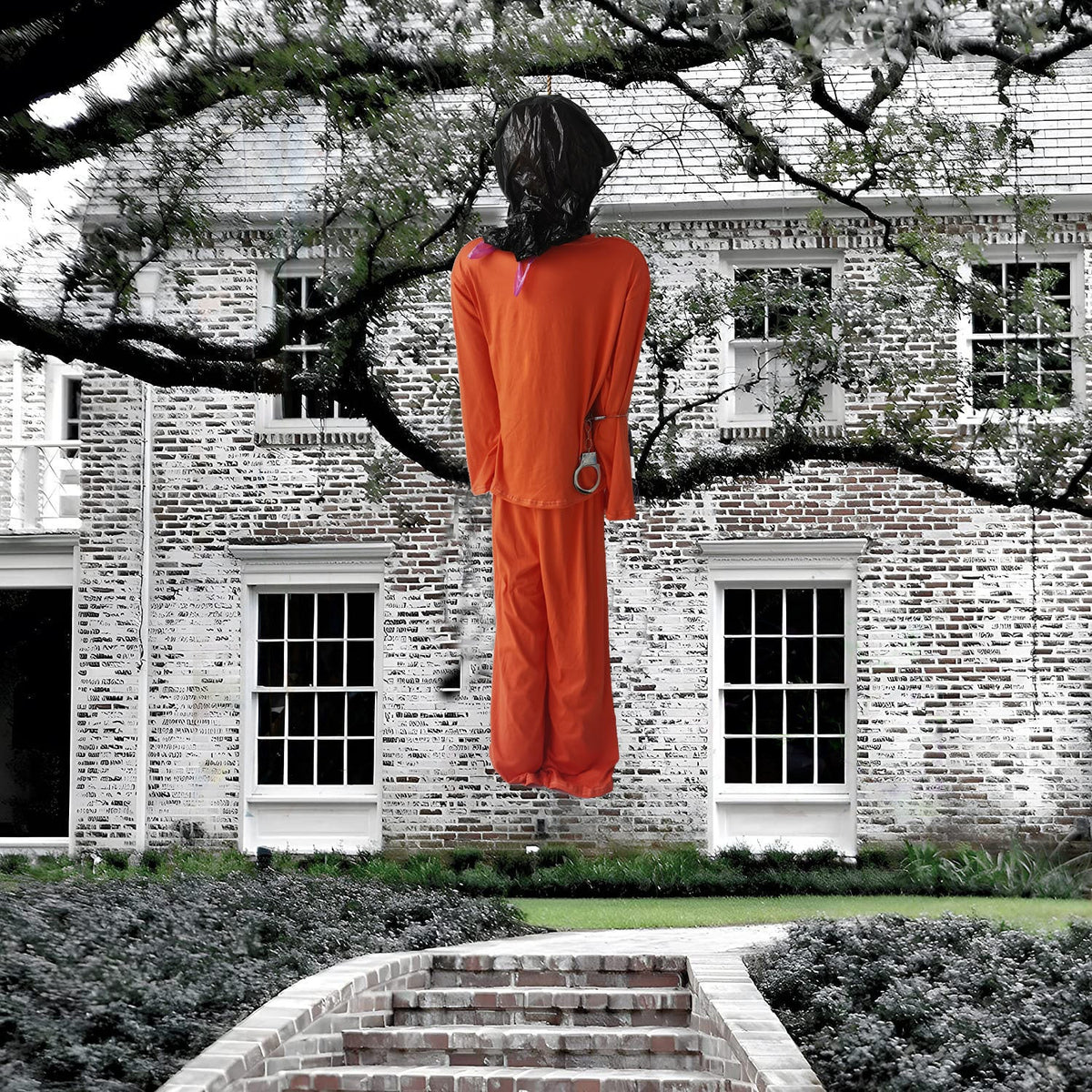 Hanging Halloween Death Row Figure Decoration Spooky Yard