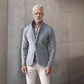 men's Warm jacket - blazer-style, long-sleeve, polyester, for everyday casual wear