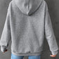 Plush Cozy Women’s Hoodie Sweater - Waffle Knit Layering