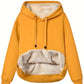 Women’s Insulating Hoodie - Relaxed Pullover, Fleece