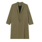 Light Relaxed Men’s Overcoat - Long Polyester Spring