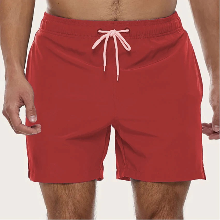 Fast-Drying Men's Swim Trunks with Elastic Waist, Comfortable and Versatile Bathing Suit for Swimming and Beach Activities-6