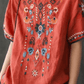 Ethnic Embroidered Blouse for Women, Loose Fit, Elegant Design, Soft Premium Fabric, Versatile for Casual and Formal Wear-4