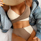 Variant image for Stylish Patchwork Bikini Swimwear for Women, Adjustable Spaghetti Straps, Available in 8 Colors, Trendy Bathing Suit-7