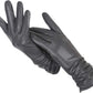 Plush Timeless Women Leather Gloves - Tailored Wool Lined