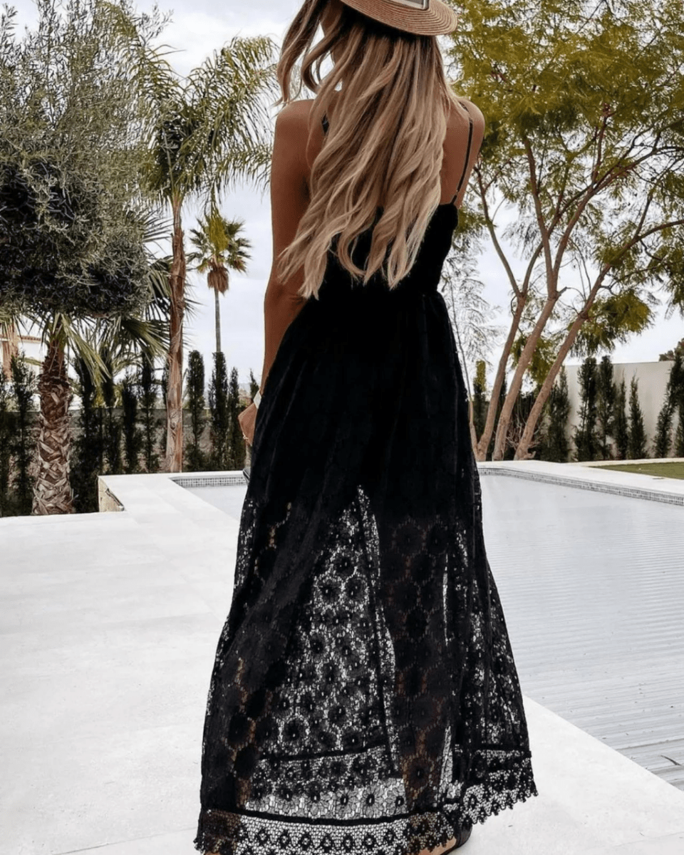 Elegant Boho Womens Dress in Soft Cotton, Knee-Length Summer Dress for Casual Outings and Events-6