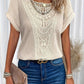 Elegant Knitted Women's Top with Intricate Detailing, Comfortable Fit, and Versatile Style for Casual and Formal Occasions-1