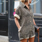 Leopard Print Summer Set for Women, Comfortable Polyester Outfit for Beach and Casual Outings-6