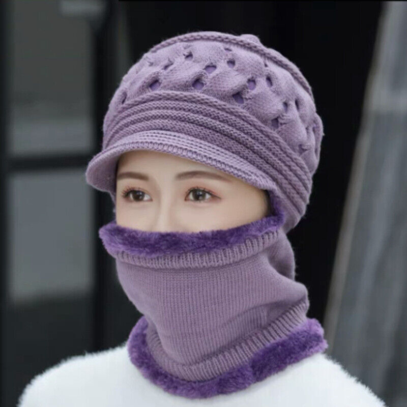 Insulating Women's Winter Hat Kit - Cable Knit, Wool