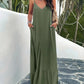 Elegant Women's Strap Dress in Solid Color - Versatile Summer and Formal Dresses for All Occasions-6