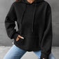Plush Cozy Women’s Hoodie Sweater - Waffle Knit Layering