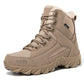 Anti-Slip Men's Snow Boots - High-Top Platform, Faux Fur