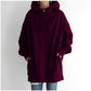 Womens Warm Fleece Hoodie - Oversized, Brushed Fleece
