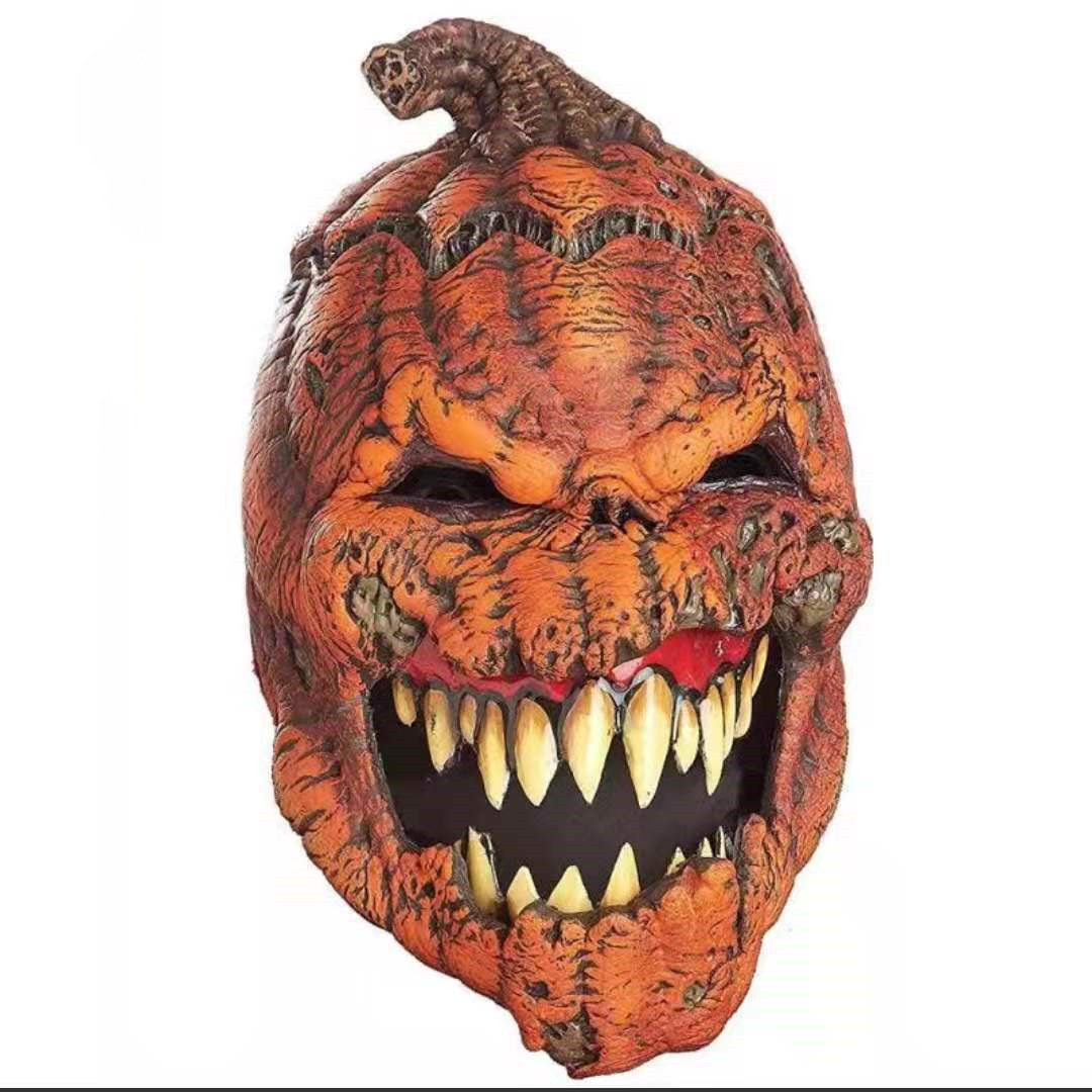 Pumpkin2025 Edition Horror Mask Latex Cosplay Prop Halloween