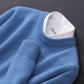 Plush Relaxed Men's Crewneck Sweater - Oversized Knit