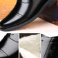 Cozy Warm Mens Ankle Boots - Cap Toe, PU Leather, Winter