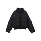 Men's Insulating Short Puffer Coat - Boxy Cropped, Linen