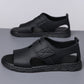 open-toe slip-on, synthetic leather, casual outdoor wear – Breathable men's sandals