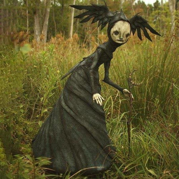 Decor Halloween Creepy Witch Sculpture Gothic Witch Statue For Spooky Garden Halloween 2026 Gift Idea