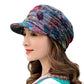 Textured Warm Women’s Winter Cap - Short Brim, Cotton Blend