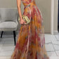Floral Maxi Dress for Women, Adjustable Back Closure, Summer Wedding Guest Dress, Elegant and Comfortable-5