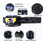 Tactical Head Flashlight Recharge Water-Resistant Motion Sensor