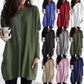 Cozy Oversized Women Tunic Pullover - Long Sleeve Knit