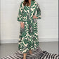 Variant image for Elegant Women's Summer Dress with Graceful Print, Loose Fit, and Knee-Length Design for Garden Parties and Beach Walks-20